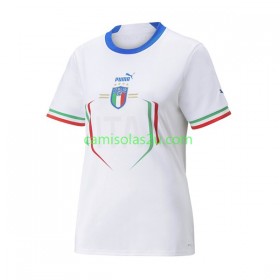Camisolas de futebol Itália Mulher Equipamento Alternativa 2022/23 Manga Curta